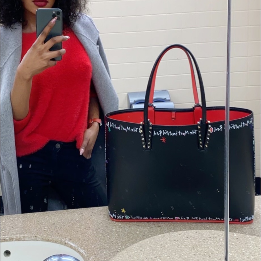 Christian Louboutin Large cabata printed tote - Picture 4 of 12